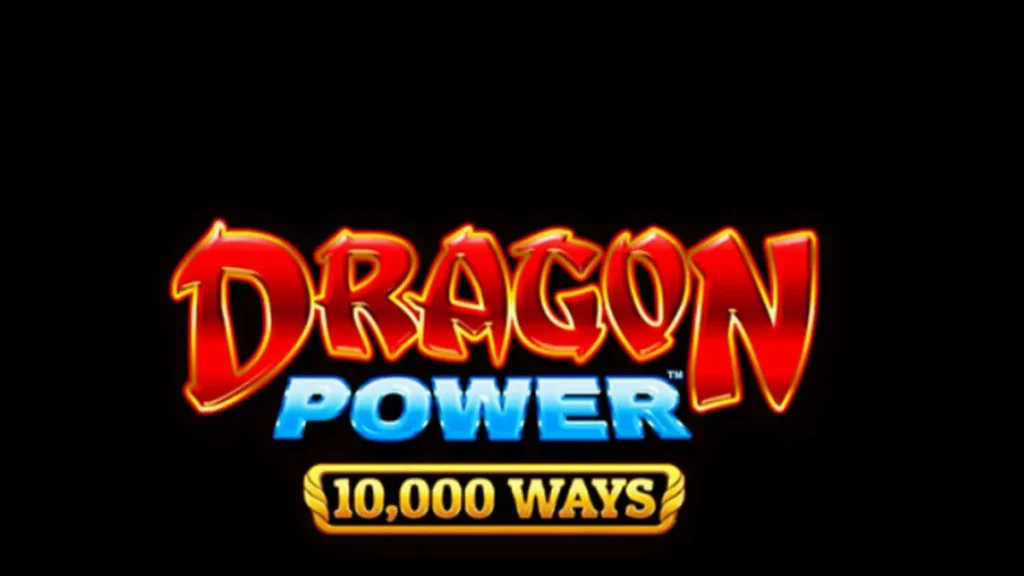 Tampilan visual slot Dragon Power 10,000 Ways dengan naga dan ornamen emas